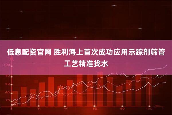 低息配资官网 胜利海上首次成功应用示踪剂筛管工艺精准找水