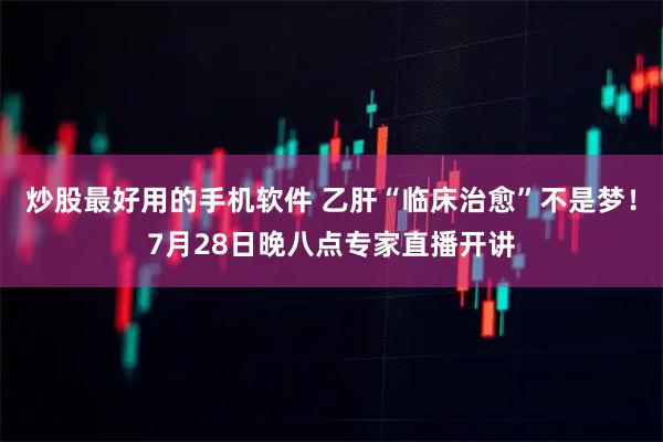 炒股最好用的手机软件 乙肝“临床治愈”不是梦！7月28日晚八点专家直播开讲