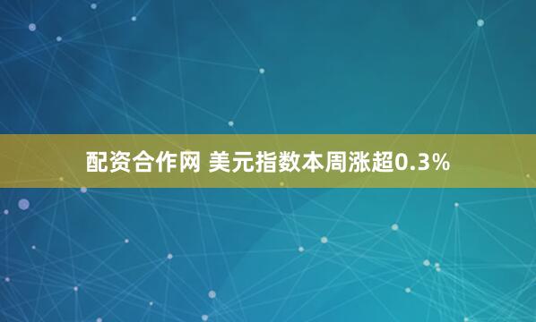 配资合作网 美元指数本周涨超0.3%
